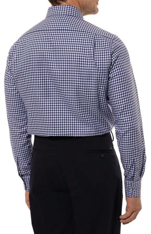 Хлопковая рубашка Paul&Shark 14313151CF Синий  14313151CF Фото 4