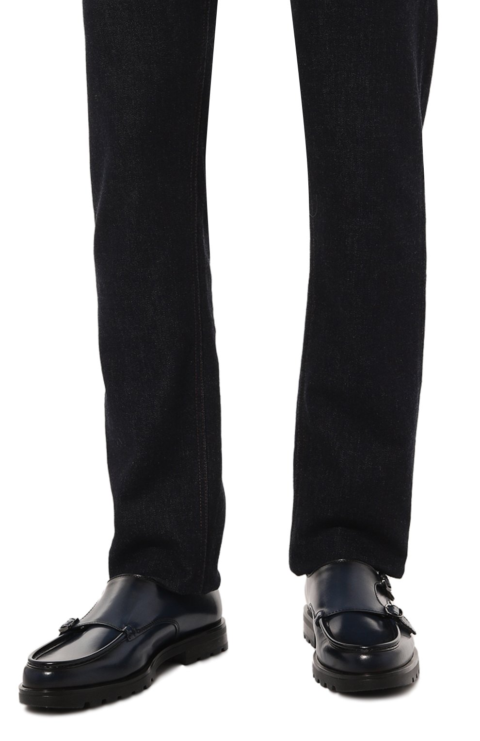 Кожаные монки detroit SANTONI, арт. MGDG18890NE0BNTG, фото 3