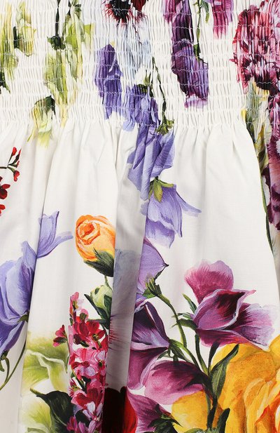 Хлопковый сарафан на тонких бретельках DOLCE & GABBANA, арт. L5JD0G/HS5CX/2-6, фото 3