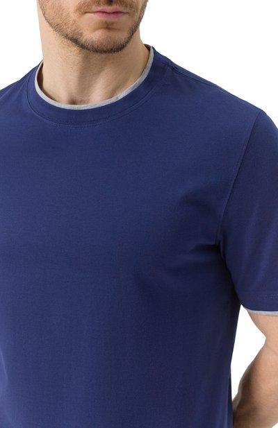 Хлопковая футболка BRUNELLO CUCINELLI, арт. M0B137427, фото 5