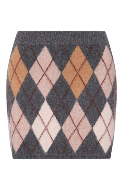 Женская юбка из шерсти и кашемира FRAME DENIM, арт. WS26KSK002/THE BRUSHED ARGYLE SKIRT