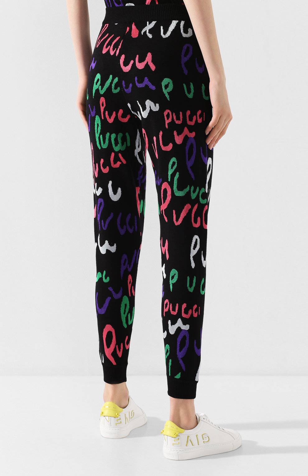 Джоггеры из смеси вискозы и шерсти EMILIO PUCCI, арт. 9RKT01/9R961, фото 4