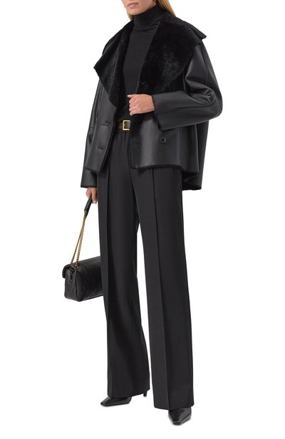 Женская дубленка из овчины MVST, арт. M25.1PW.F002/TEMPESTA MAT PE