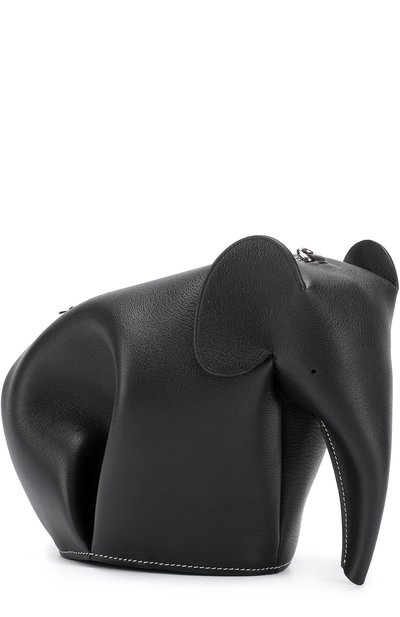 Сумка elephant LOEWE черного цвета по цене 72350 руб., арт. 199.30.M93, фото 3 Сумка elephant LOEWE, арт. 199.30.M93, фото 3