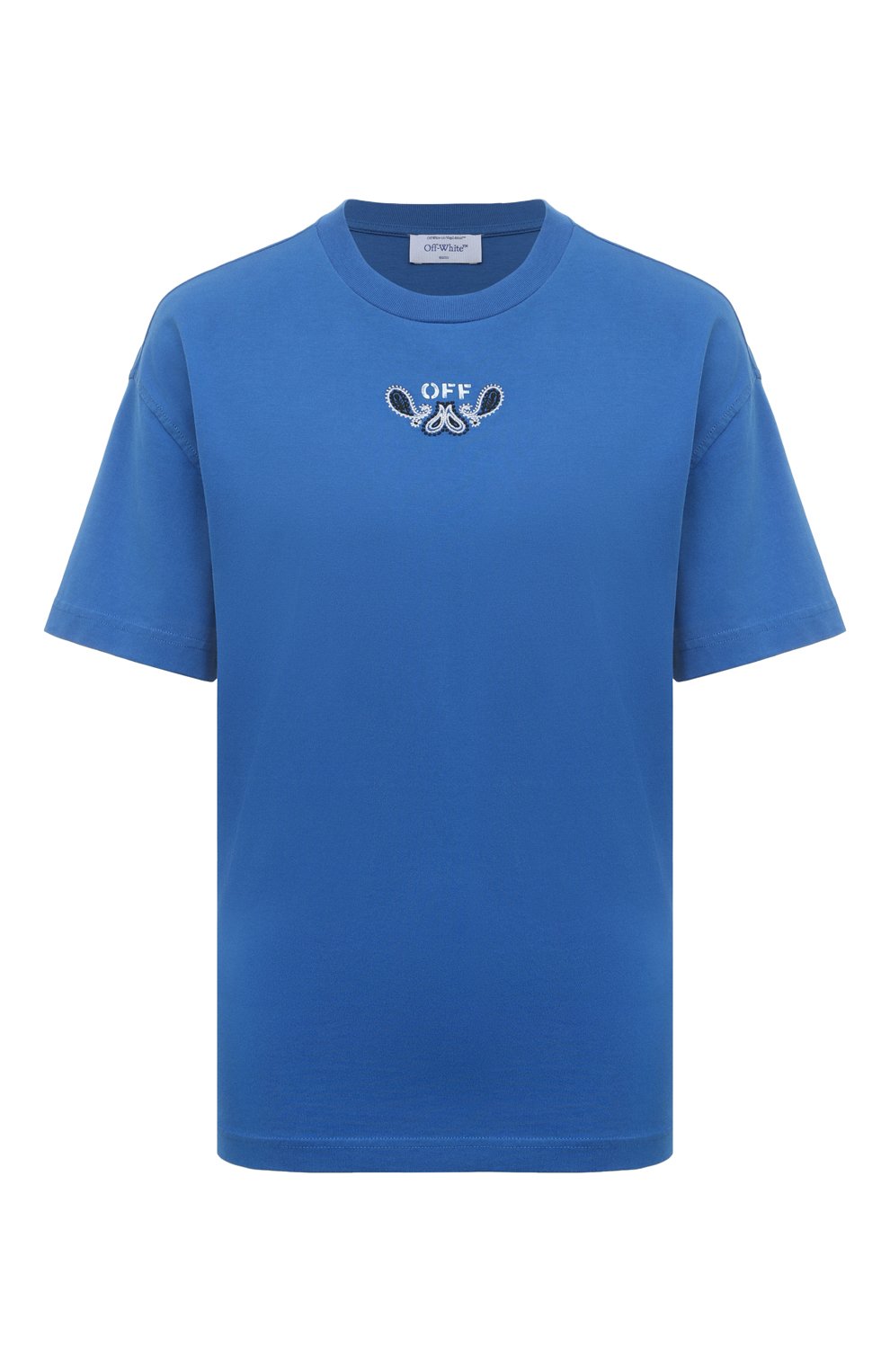 Хлопковая футболка OFF-WHITE, арт. 0WAA089S24JER003, фото 1