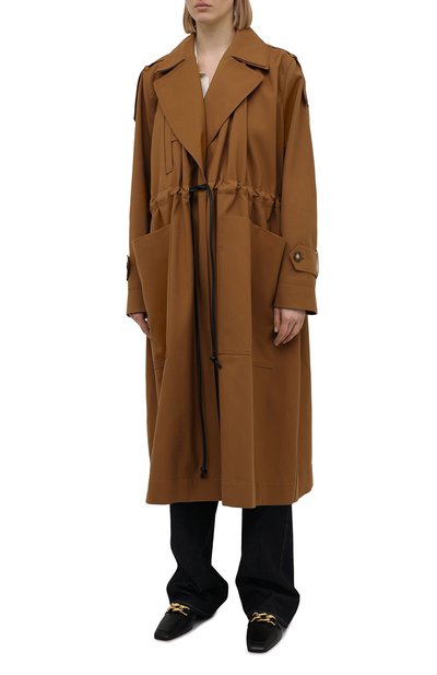 Хлопковый плащ VICTORIA BECKHAM, арт. 1221WCT002518B, фото 3