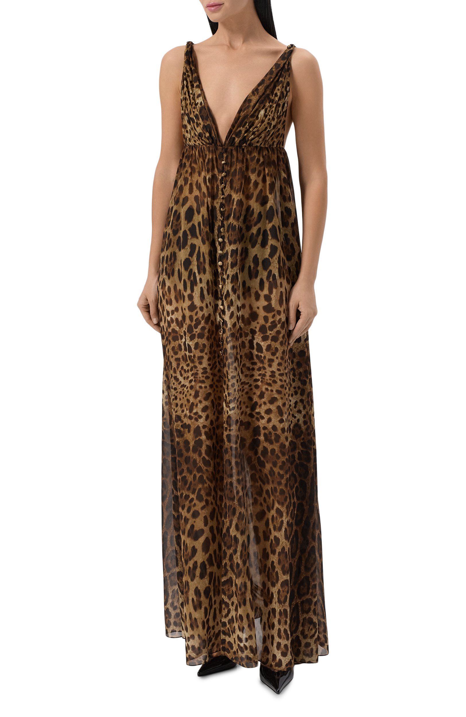 Шелковое платье DOLCE & GABBANA, арт. F6120T/FSAS2, фото 3