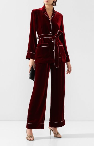 Бархатные брюки DOLCE & GABBANA, арт. FTAMPT/FUVKQ, фото 2