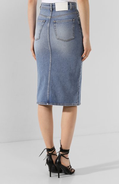 Джинсовая юбка MSGM, арт. 2841MDD53L 207278, фото 4