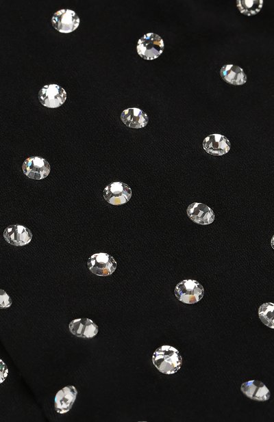 Носки с декоративной отделкой DOLCE & GABBANA черного цвета по цене 29950 руб., арт. FC171Z/GD17U, фото 2 Носки с декоративной отделкой DOLCE & GABBANA, арт. FC171Z/GD17U, фото 2