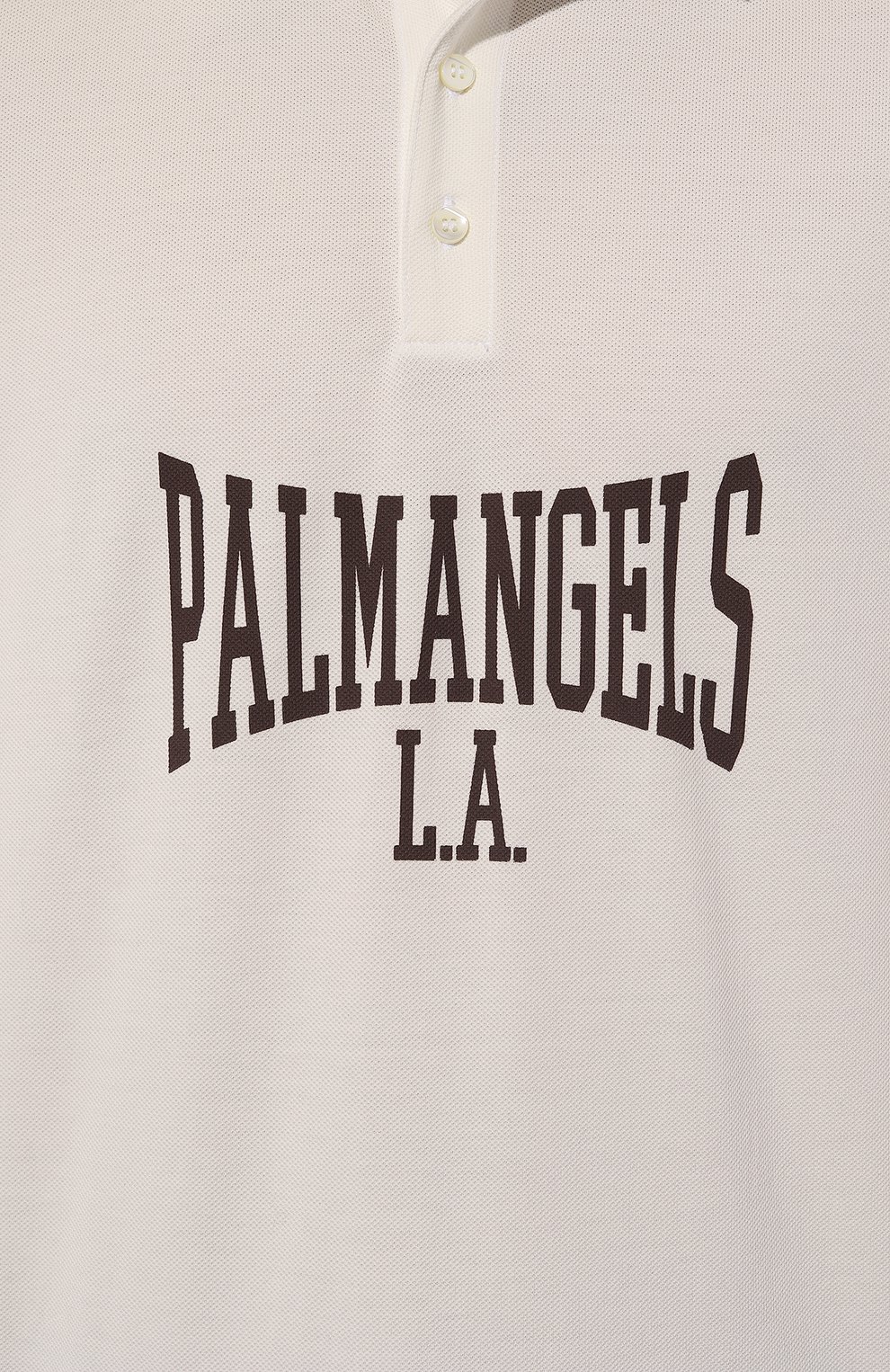 Хлопковое поло PALM ANGELS, арт. PMGB012F24FAB001, фото 5