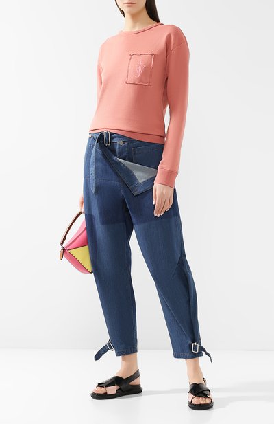 Хлопковый свитшот JW ANDERSON, арт. JE04219A 714/310, фото 2