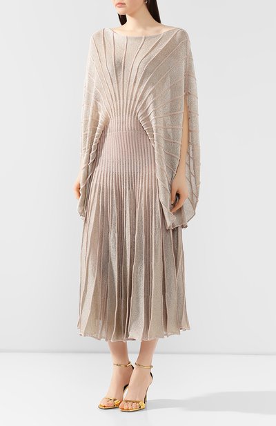 Платье из смеси вискозы и хлопка STELLA MCCARTNEY, арт. 600922/S2188, фото 3