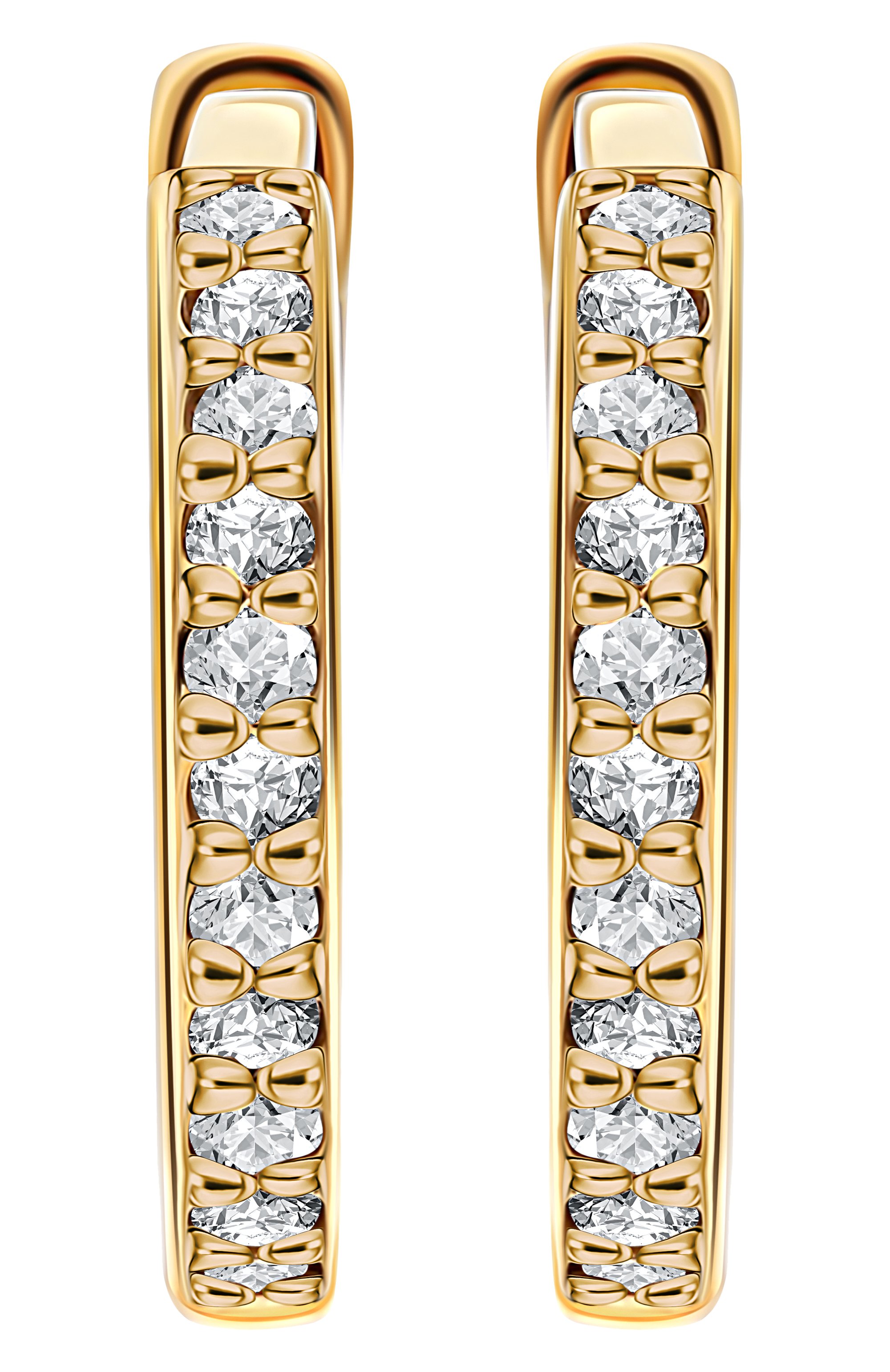 Серьги-кликеры с белым топазом MOONKA золотого цвета по цене 7900 руб., арт. ec-cer-g, фото 1 Серьги-кликеры с белым топазом MOONKA, арт. ec-cer-g, фото 1