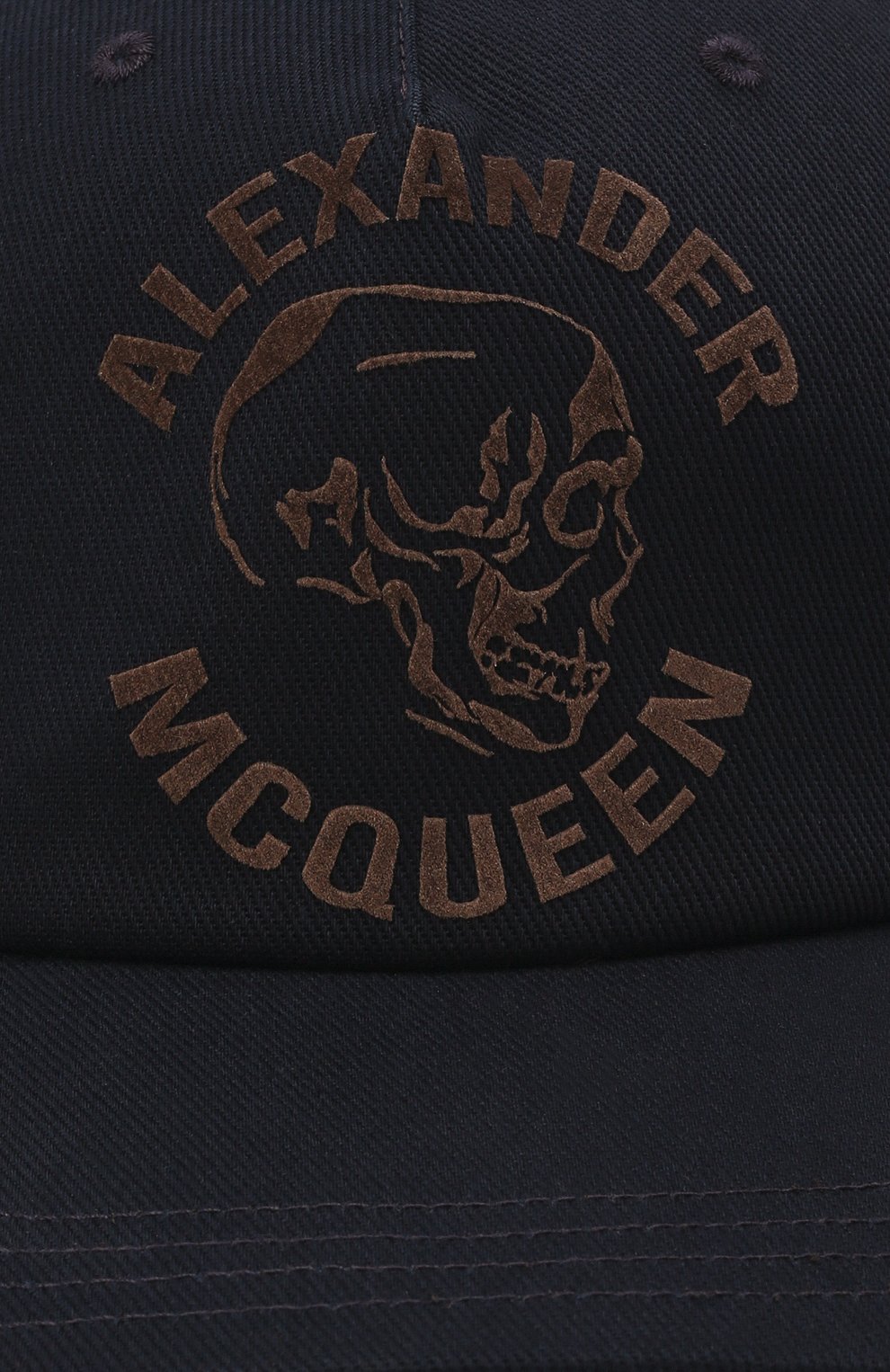 Хлопковая бейсболка ALEXANDER MCQUEEN, арт. 680247/4105Q, фото 4