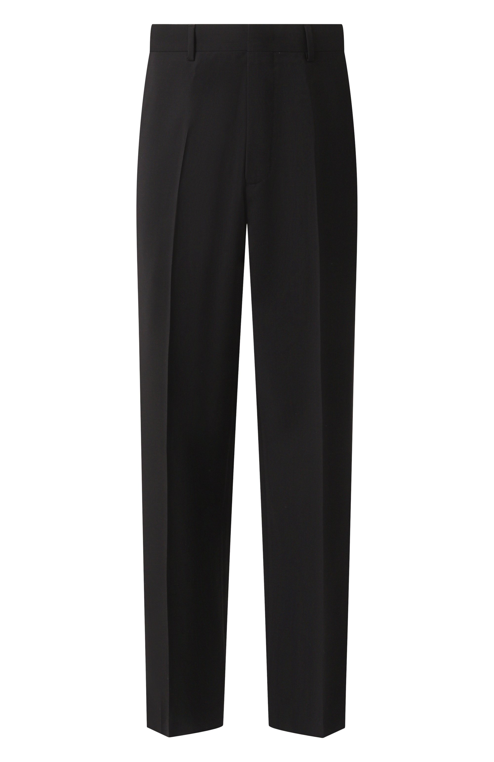 Шерстяные брюки MOSCHINO черного цвета по цене 69950 руб., арт. A0305/0217, фото 1 Шерстяные брюки MOSCHINO, арт. A0305/0217, фото 1