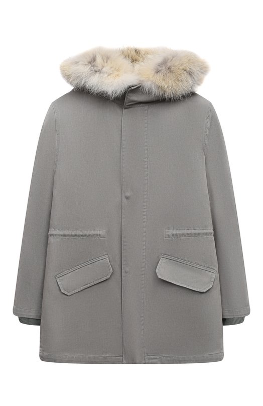 Пуховая парка Yves Salomon Enfant