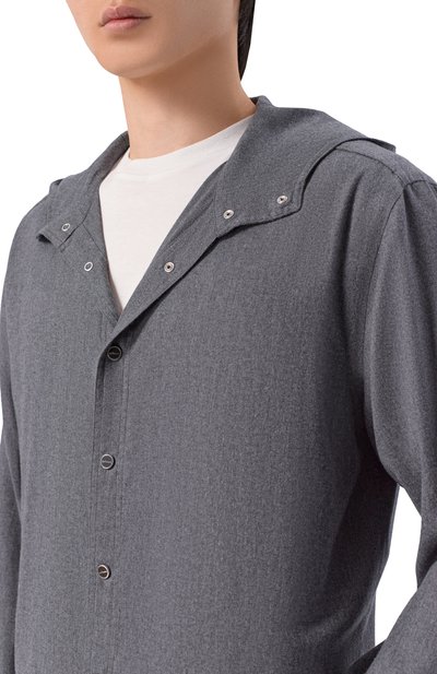 Рубашка из хлопка и лиоцелла KITON, арт. UMCMARH0944016, фото 5