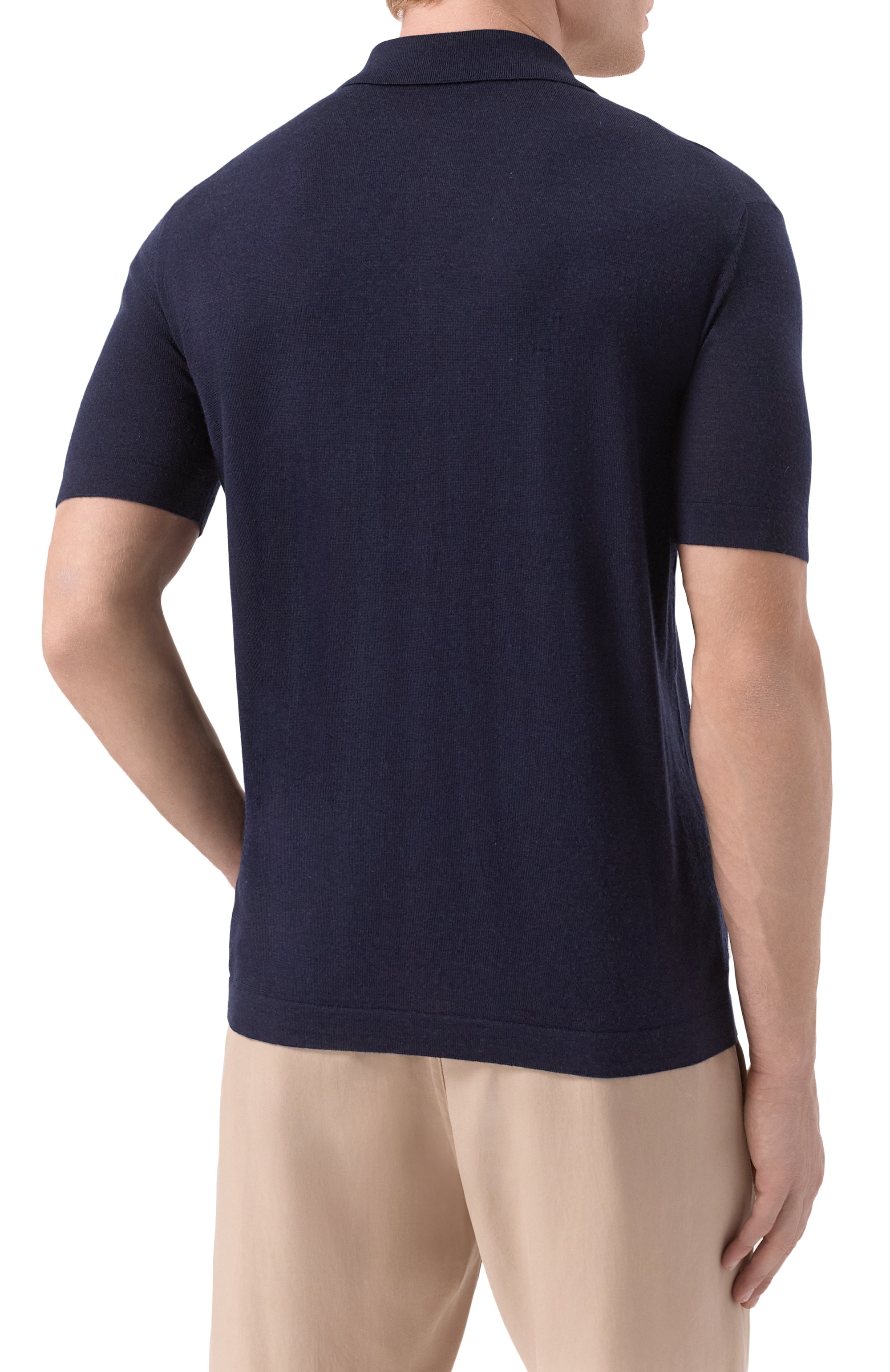 Рубашка из шерсти и шелка KITON, арт. UMM059505, фото 4