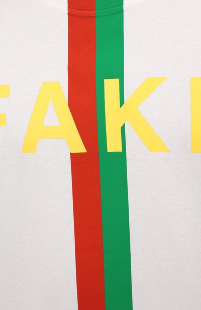 Хлопковая футболка GUCCI, арт. 616036/XJCXX, фото 5