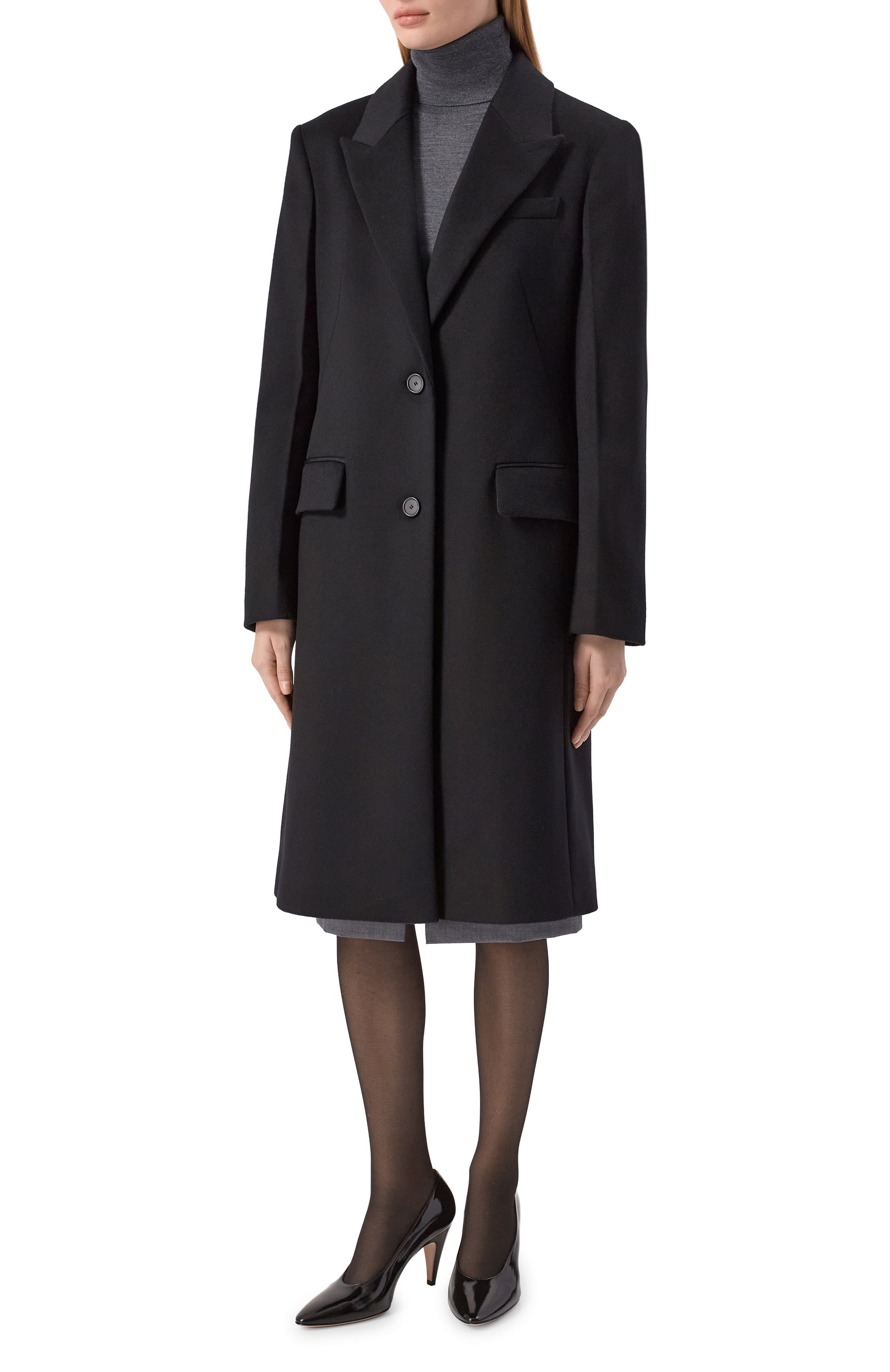 Шерстяное пальто BOSS, арт. 50548371, фото 3