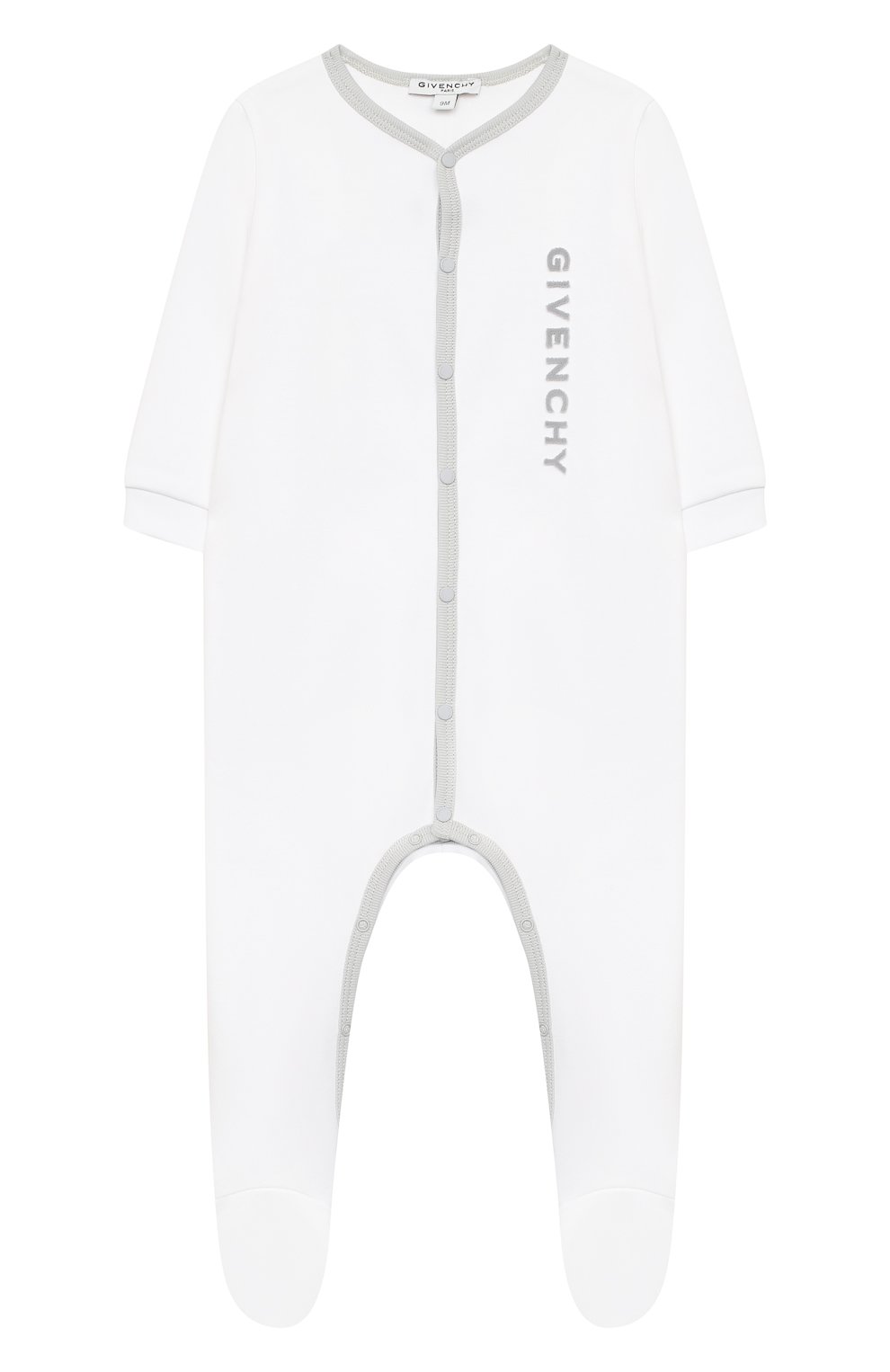 Комбинезон с игрушкой GIVENCHY белого цвета по цене 37450 руб., арт. H9K029, фото 2 Комбинезон с игрушкой GIVENCHY, арт. H9K029, фото 2