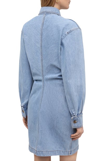 Джинсовое платье NANUSHKA, арт. DAISY_LIGHT WASH_RIGID DENIM, фото 4