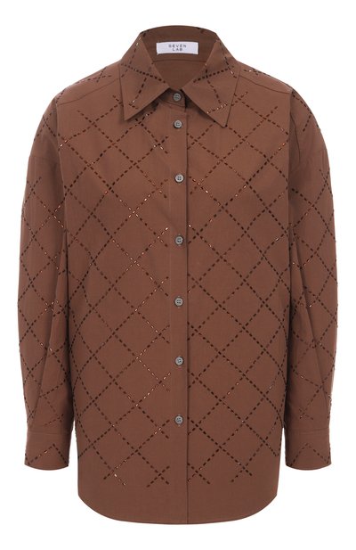 Женская хлопковая рубашка SEVEN LAB, арт. 225-C-W-15-02-102