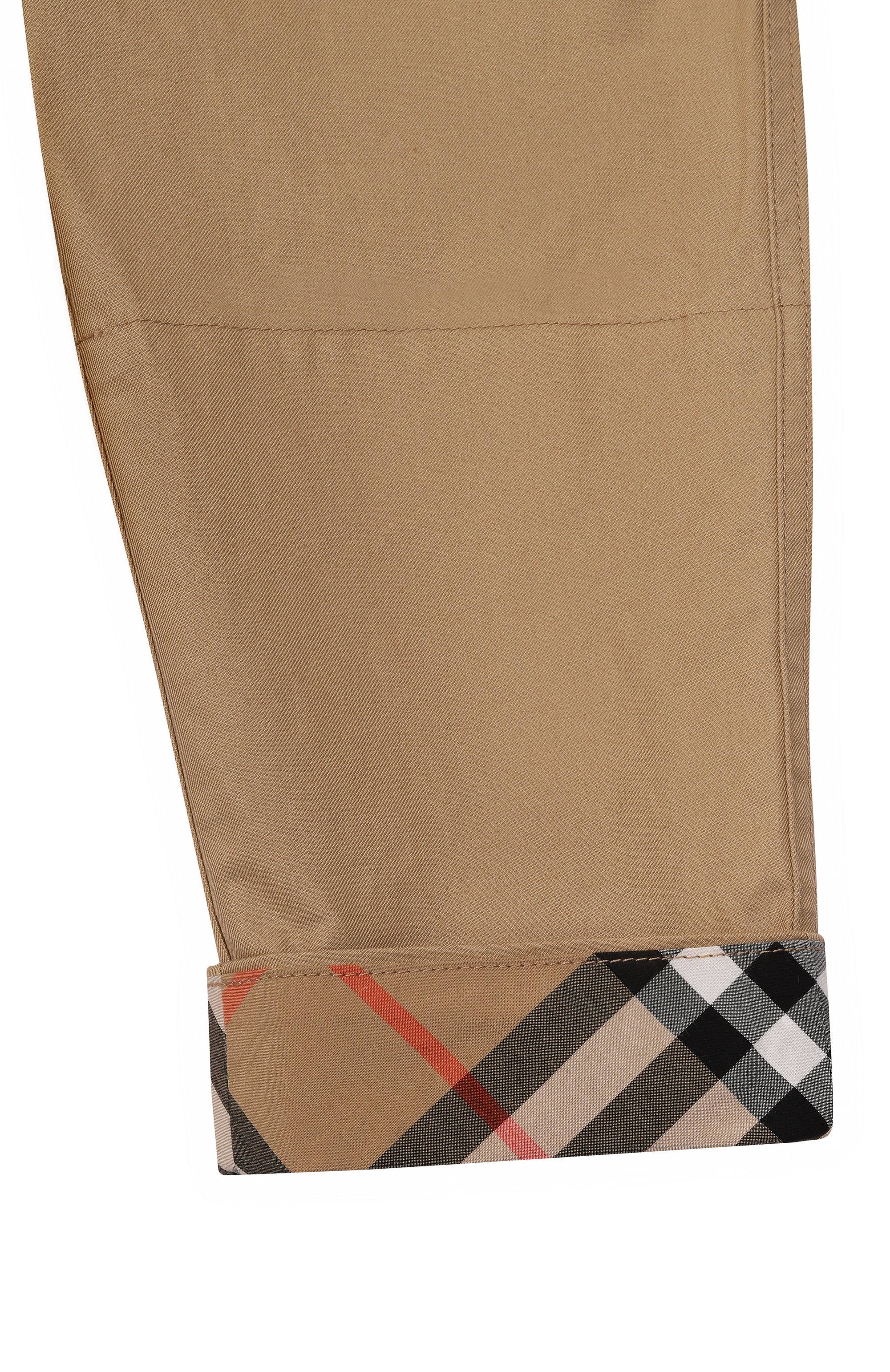 Хлопковые брюки BURBERRY, арт. 8117169, фото 3