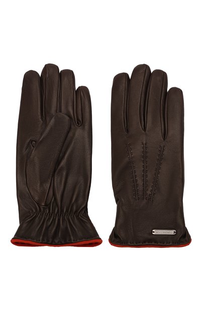 Кожаные перчатки CORNELIANI, арт. 88Q338-1820575/00, фото 3