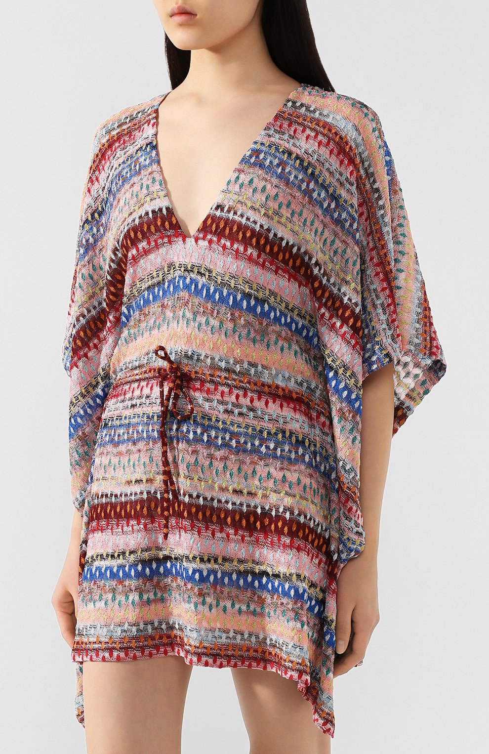 Туника MISSONI разноцветного цвета по цене 61400 руб., арт. MMQ00125/BR0088, фото 3 Туника MISSONI, арт. MMQ00125/BR0088, фото 3