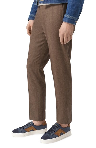 Комбинированные кеды gloria SANTONI, арт. MBGG22075PNNGNUE, фото 3