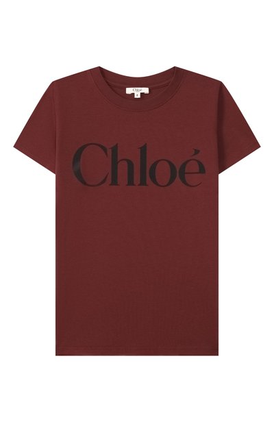 Хлопковая футболка CHLOÉ, арт. C21301