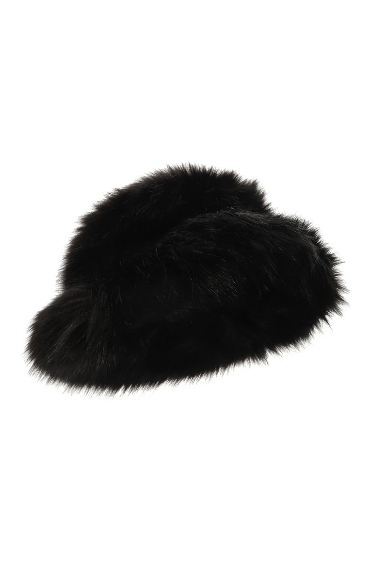 Женская шляпа из экомеха FETISH черного цвета, арт. N24 | Фото 1 (Материал сплава: Проставлено; Нос: Не проставлено)