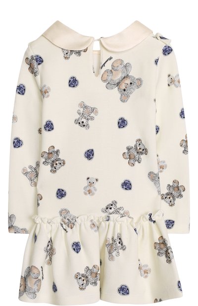 Мини-платье с принтом и оборками MONNALISA, арт. 310930, фото 2