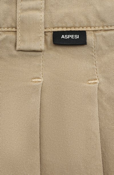 Хлопковая юбка ASPESI бежевого цвета по цене 13850 руб., арт. S23006GNC6048/10A-12A, фото 3 Хлопковая юбка ASPESI, арт. S23006GNC6048/10A-12A, фото 3