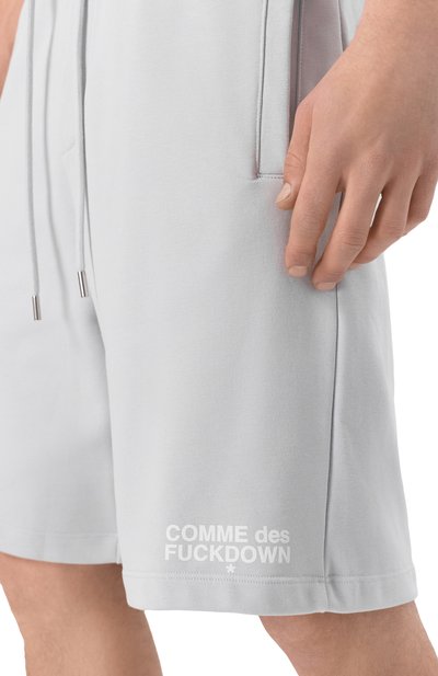 Хлопковые шорты COMME DES FUCKDOWN, арт. CFABM01505, фото 5