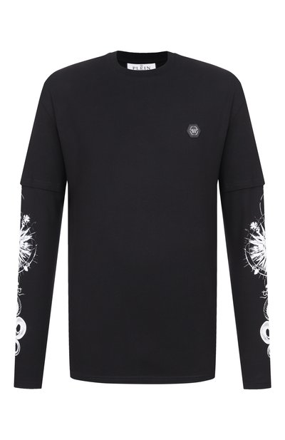 Мужская хлопковый лонгслив PHILIPP PLEIN, арт. SAFC MTK8859 PJY002N