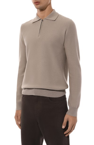 Поло из шерсти и кашемира ZILLI, арт. KZP001M0223VTRI00, фото 3