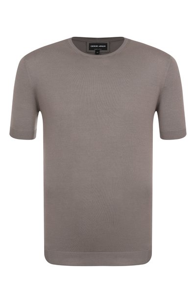 Мужской джемпер из шелка и хлопка GIORGIO ARMANI, арт. 3HSM38/SM63Z