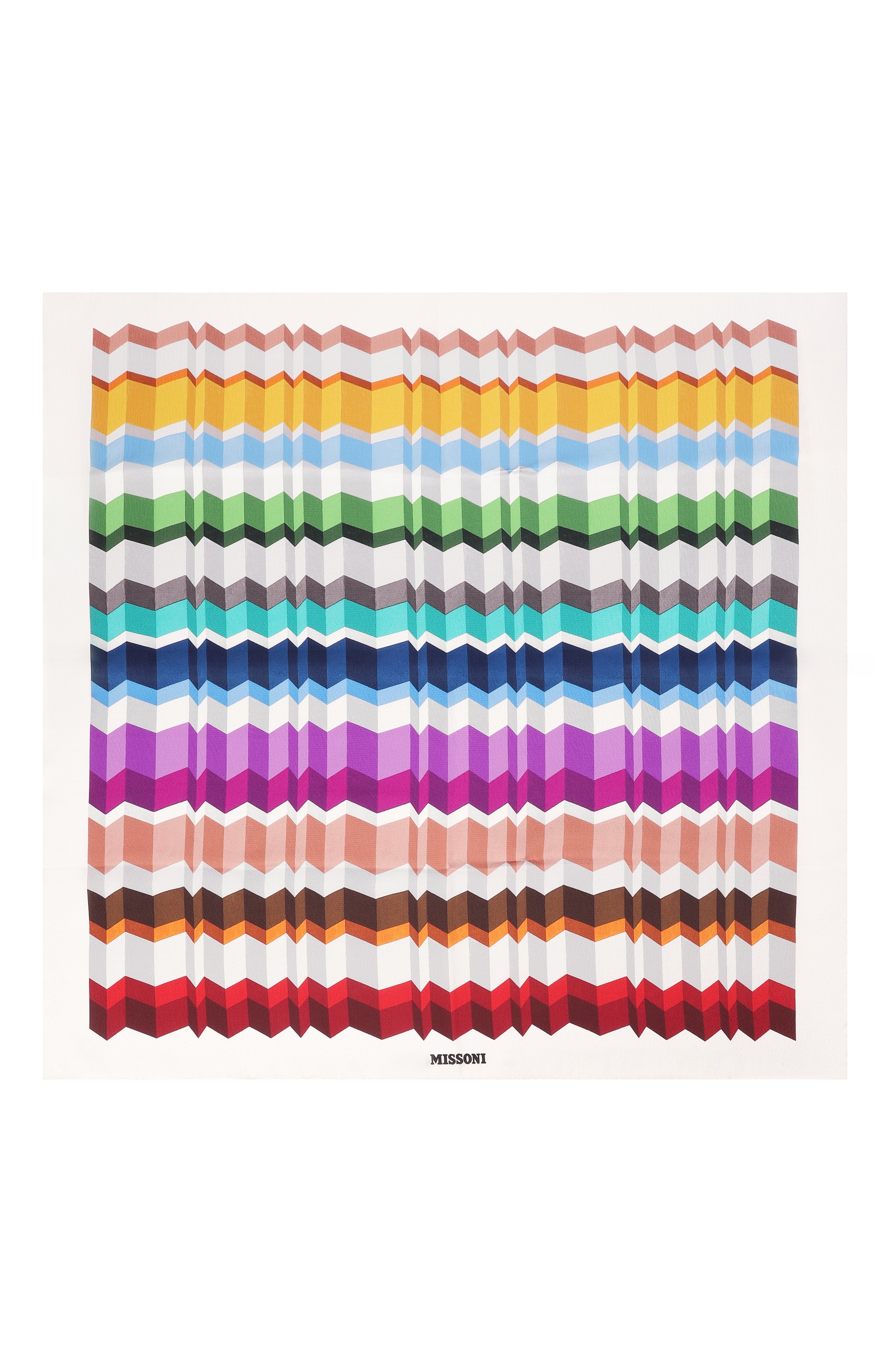 Шелковый платок MISSONI разноцветного цвета по цене 35150 руб., арт. F041RADA648, фото 4 Шелковый платок MISSONI, арт. F041RADA648, фото 4