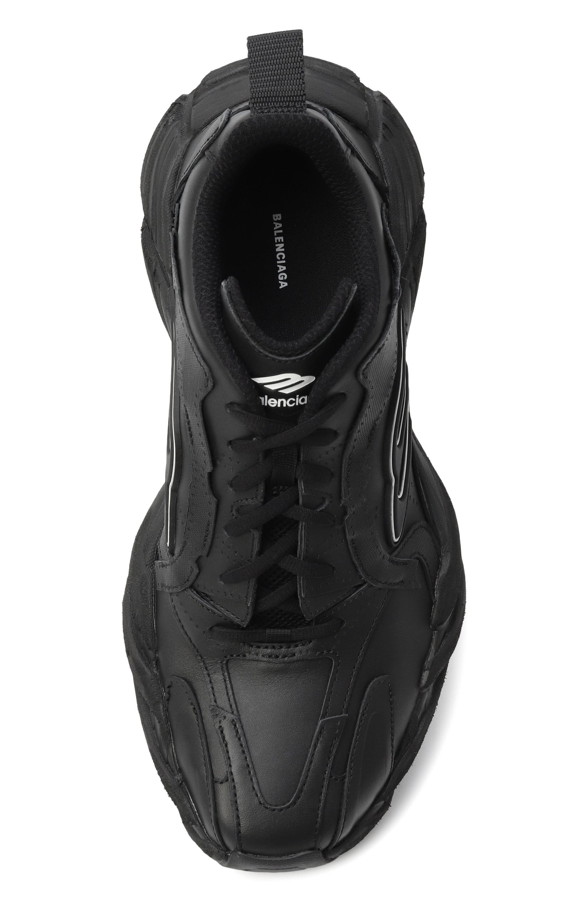 Кожаные кроссовки monday BALENCIAGA, арт. 825417/WDTSC, фото 6