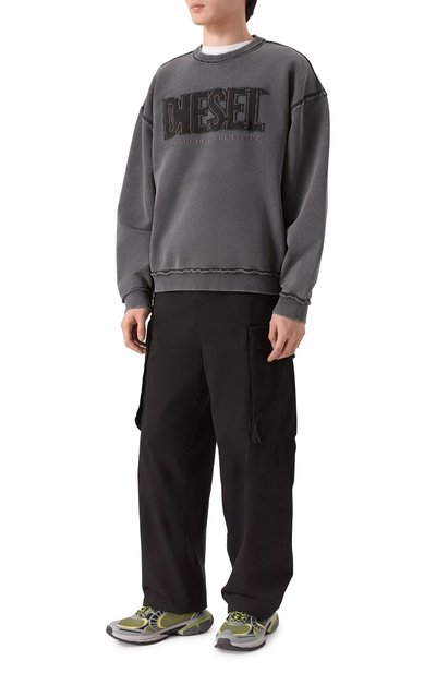 Хлопковый свитшот DIESEL, арт. A20463/0KMAG, фото 2