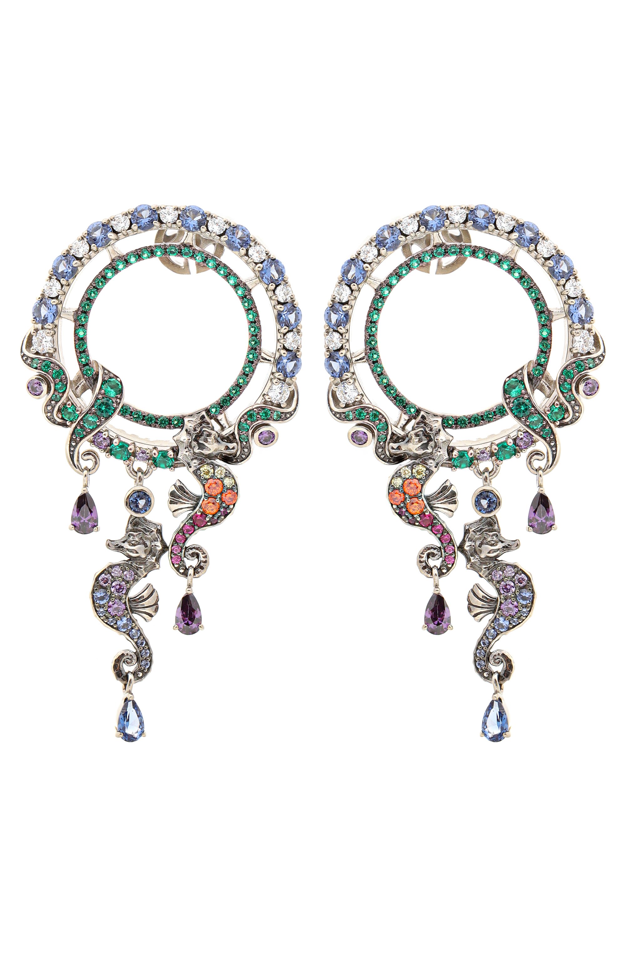 Серьги seahorses QUEENSBEE, арт. 201399, фото 1