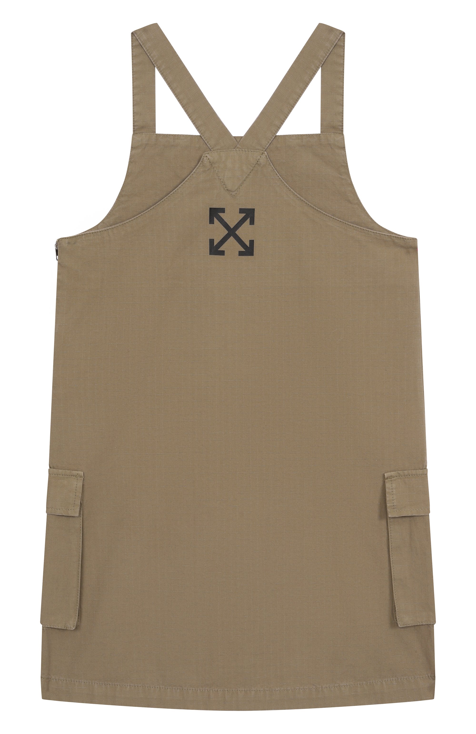 Хлопковый сарафан OFF-WHITE, арт. 0GDB069S25FAB001/4-12, фото 2