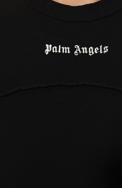 Хлопковое платье PALM ANGELS, арт. PWDH002F23FAB0021003, фото 5