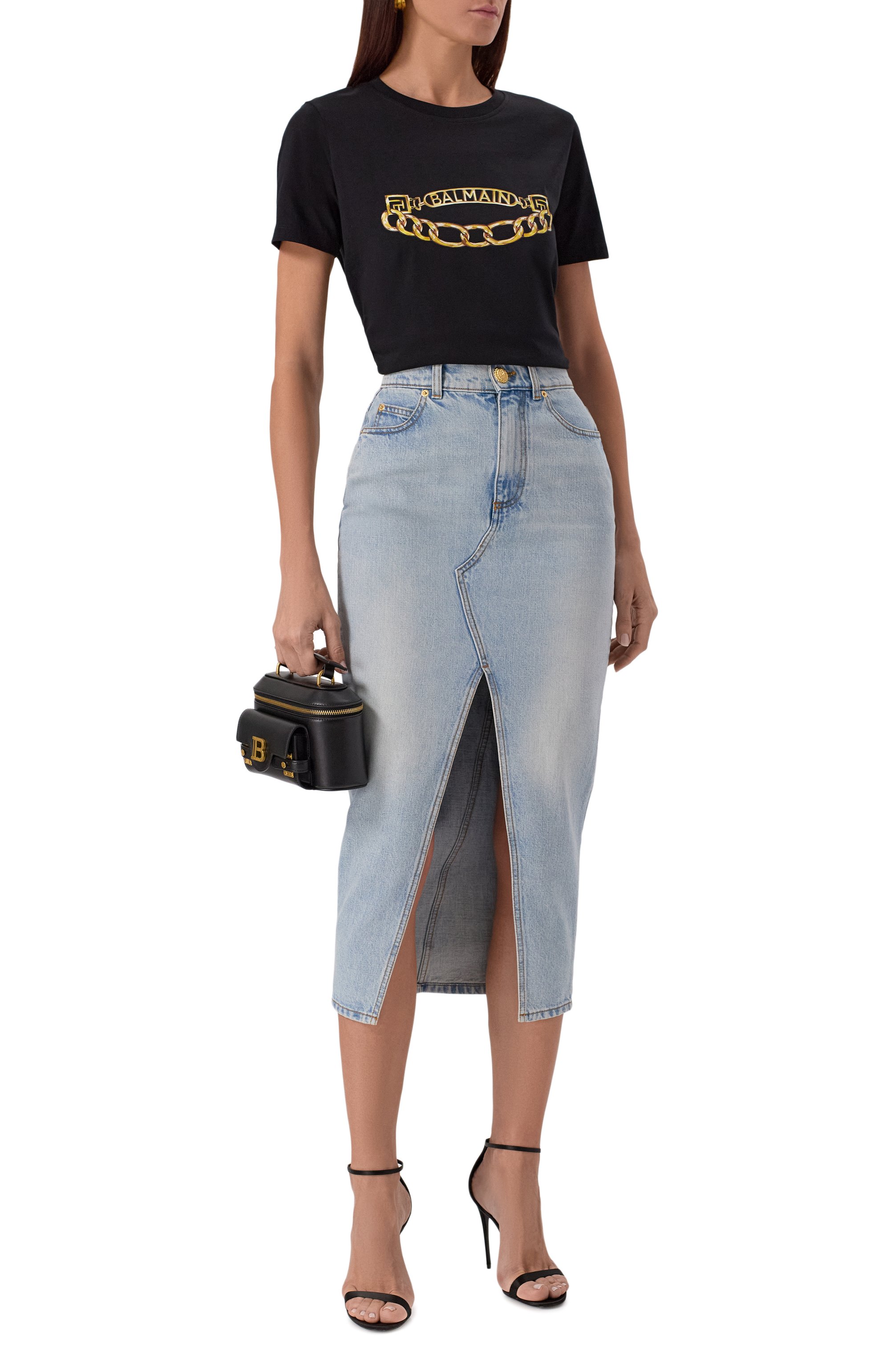 Хлопковая футболка BALMAIN, арт. FF1EF004/GE97, фото 2