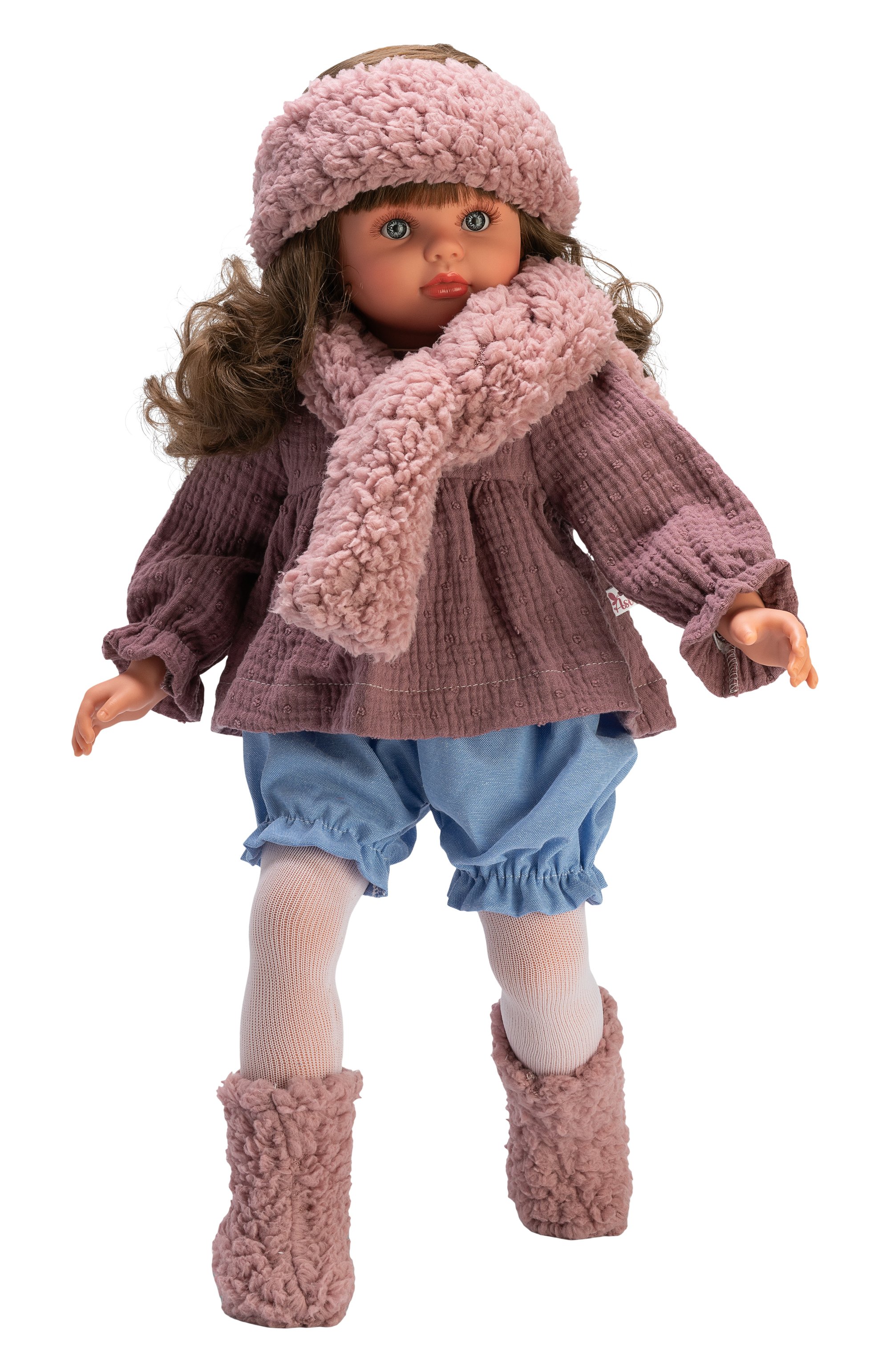 Кукла пепа ASI темно-розового цвета по цене 33420 руб., арт. 287950, фото 1 Кукла пепа ASI, арт. 287950, фото 1