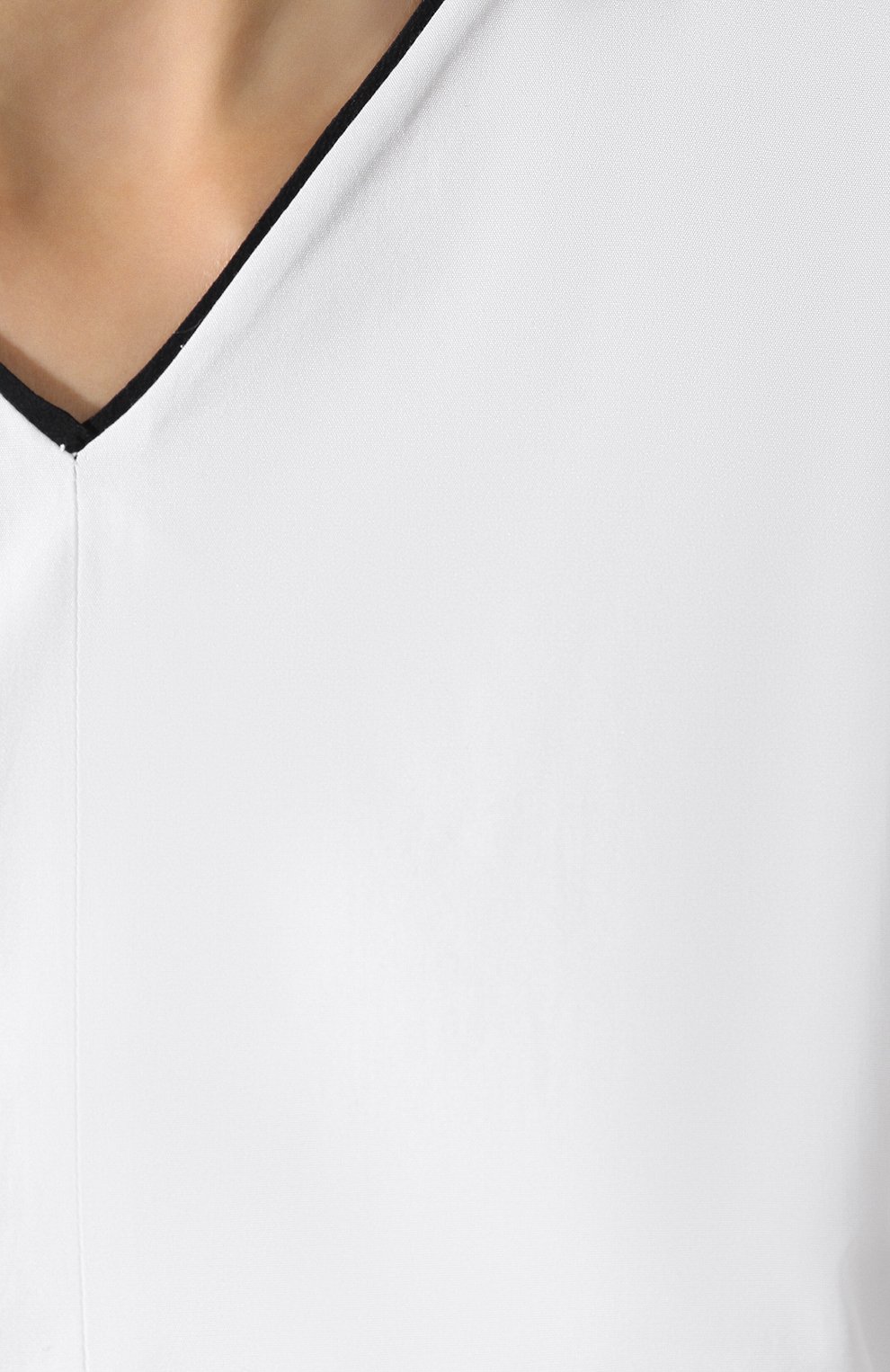 Хлопковый топ VICTORIA, VICTORIA BECKHAM белого цвета по цене 23050 руб., арт. TPVV 153B PSS19 C0TT0N SHIRTING, фото 5 Хлопковый топ VICTORIA, VICTORIA BECKHAM, арт. TPVV 153B PSS19 C0TT0N SHIRTING, фото 5