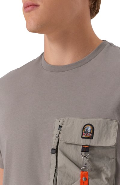 Хлопковая футболка PARAJUMPERS, арт. 25WMPMTSRE07, фото 5